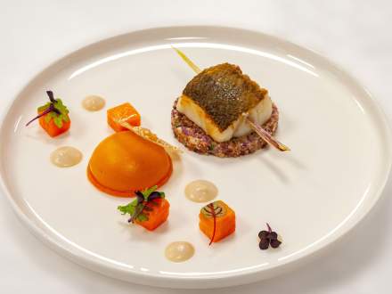 Plat gastronomique lors d'un séjour en Alsace
