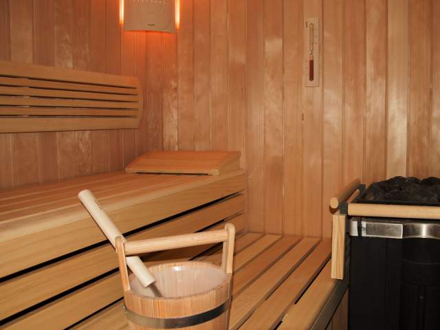 sauna de l'hôtel verte vallée