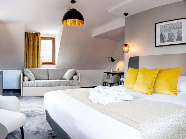 chambre de l'hôtel verte vallée